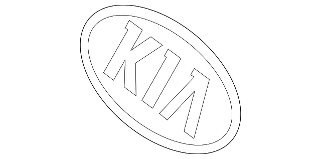 Emblem - Kia (86320 1W100)